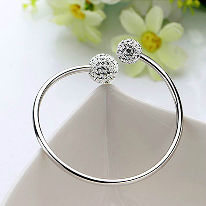 Silver - plated bracelet female