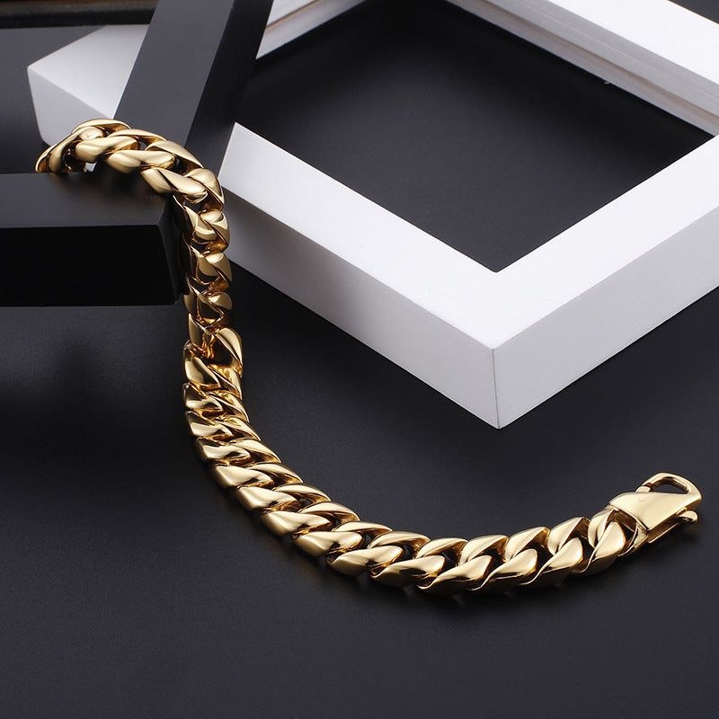 Fashion Polishing Stainless Steel Men&