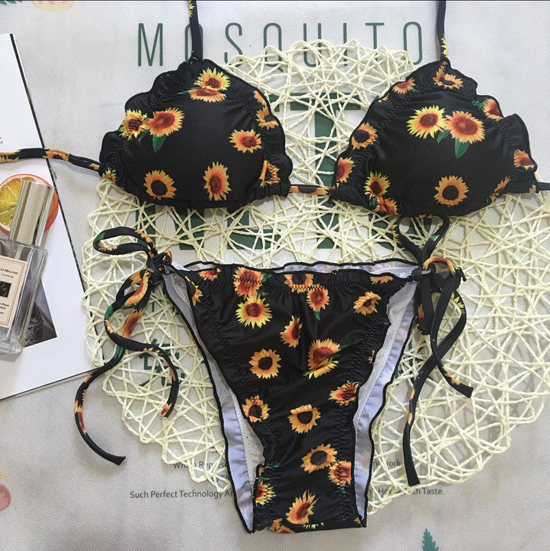 BIKINI, SUNFLOWER PATTERN