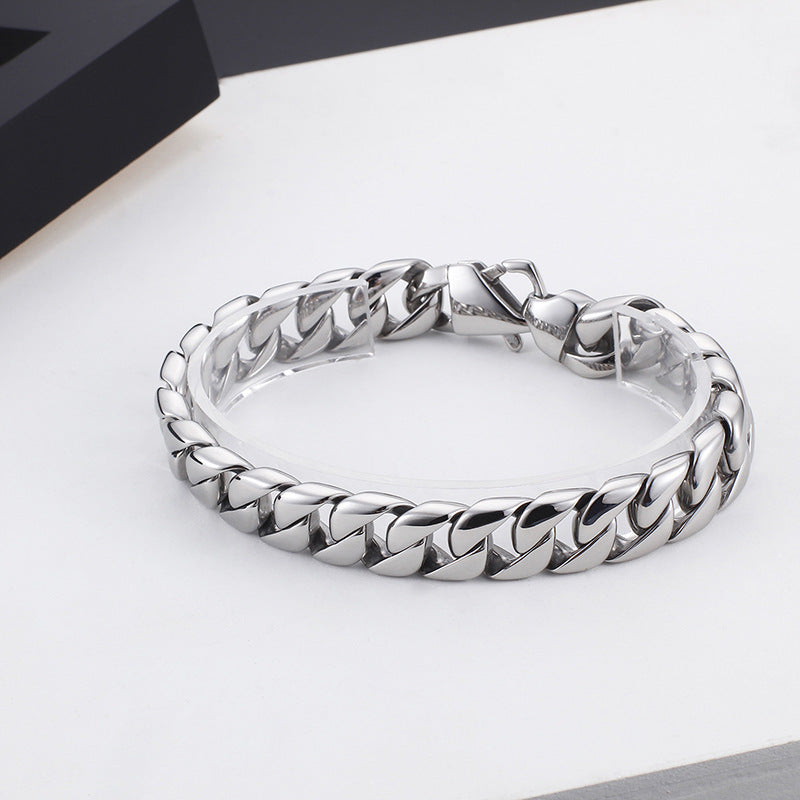 Fashion Polishing Stainless Steel Men&