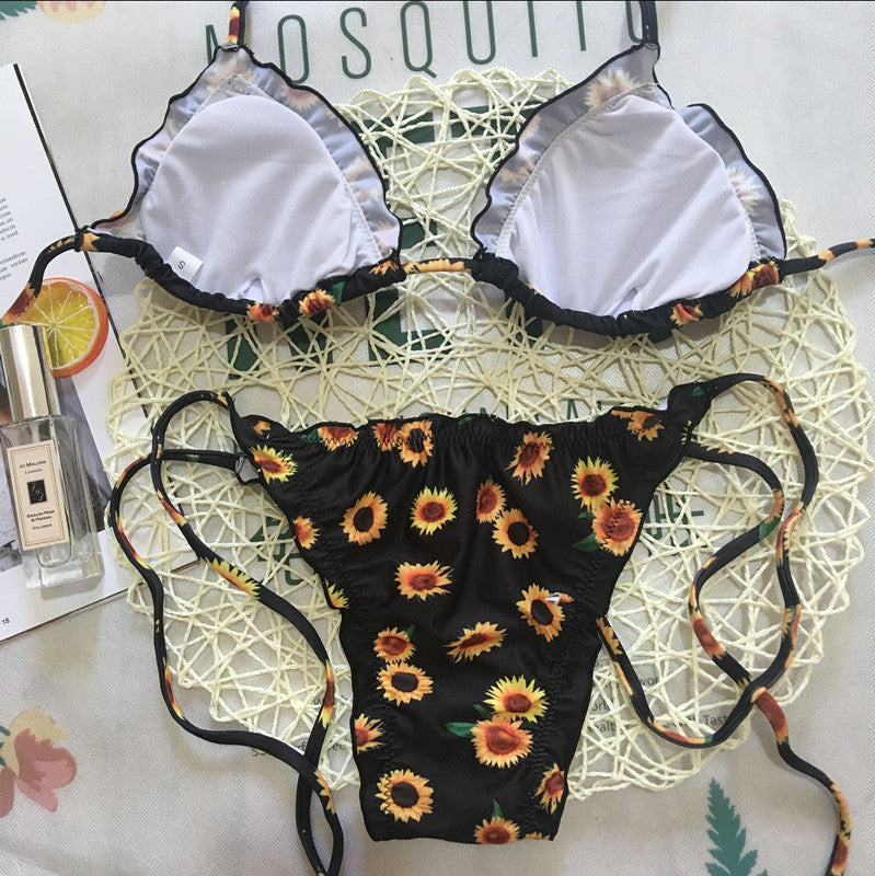 BIKINI, SUNFLOWER PATTERN