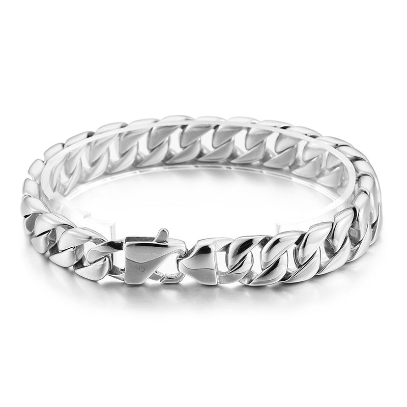 Fashion Polishing Stainless Steel Men&